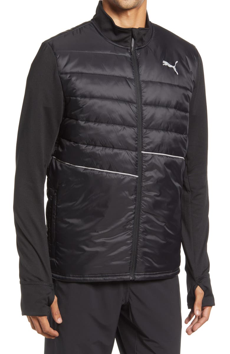 PUMA Elevated Padded Reflective Running Jacket, Alternate, color, 