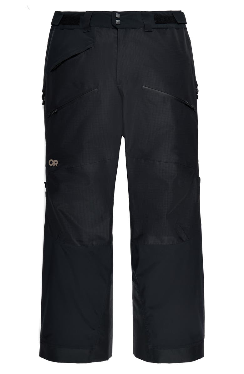 Outdoor Research Powderverse Snow Pants, Alternate, color, Black