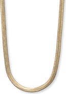 Argento Vivo Sterling Silver Reverse Herringbone Chain Necklace