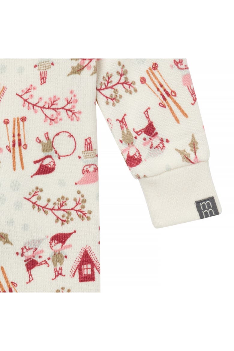Snug Fitting Footless Pajamas, Alternate, color, Winter Joy