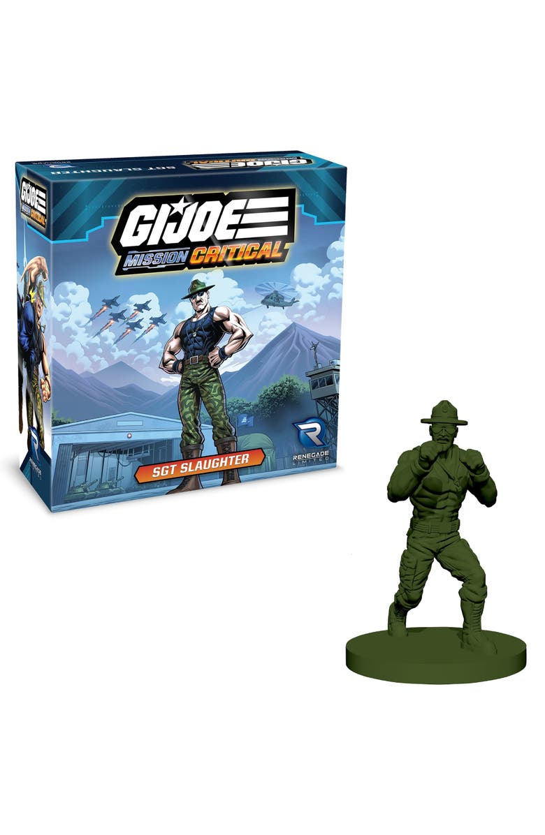 Renegade Game Studios G.I. Joe Mission Critical Sgt Slaughter Figure Pack Rpg Expansion Pack, Alternate, color, Multicolored
