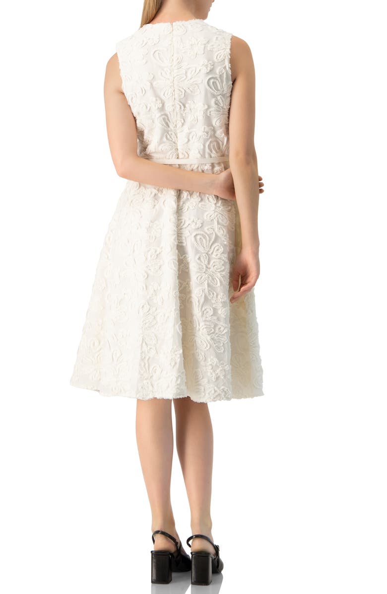 IVONNE Sleeveless Midi Sheath Dress, Alternate, color, Ivory