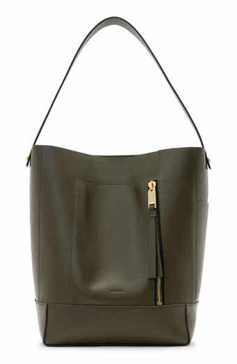 AllSaints Alba Leather Hobo Bag