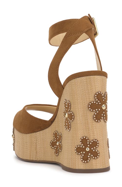 Jessica Simpson Kamindi Ankle Strap Platform Sandal In Tuscan Tan
