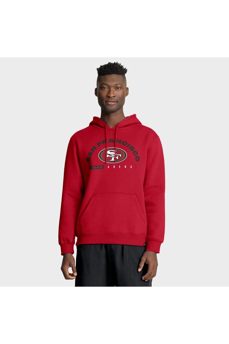 Men's Fanatics Scarlet San Francisco 49ers Delay of Game Legacy Pullover Hoodie, Main, color, Scarlet