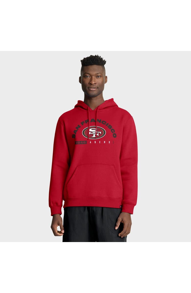 FANATICS Men's Fanatics Scarlet San Francisco 49ers Delay of Game Legacy Pullover Hoodie, Main, color, Scarlet