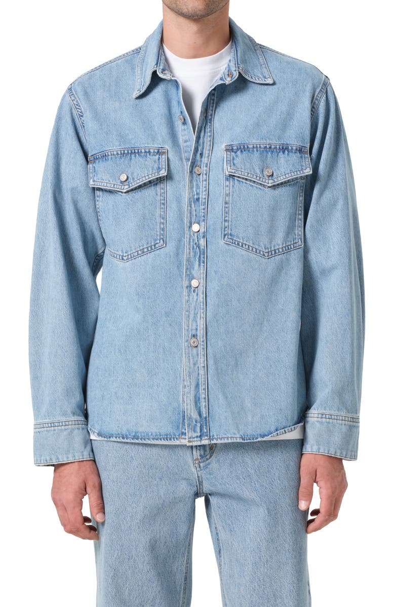 AGOLDE Rafe Denim Shirt Jacket, Main, color, 