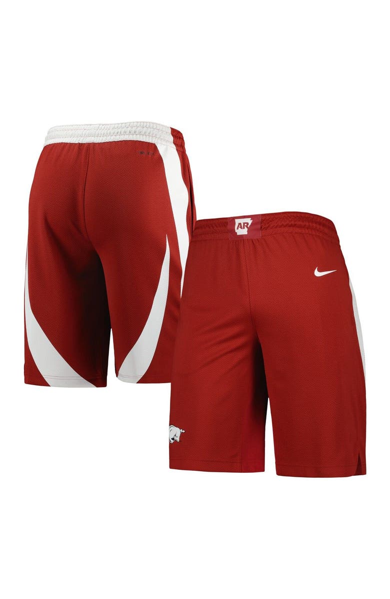 Nike Men's Nike Crimson Arkansas Razorbacks Replica Team Basketball Shorts, Main, color, Cardinal