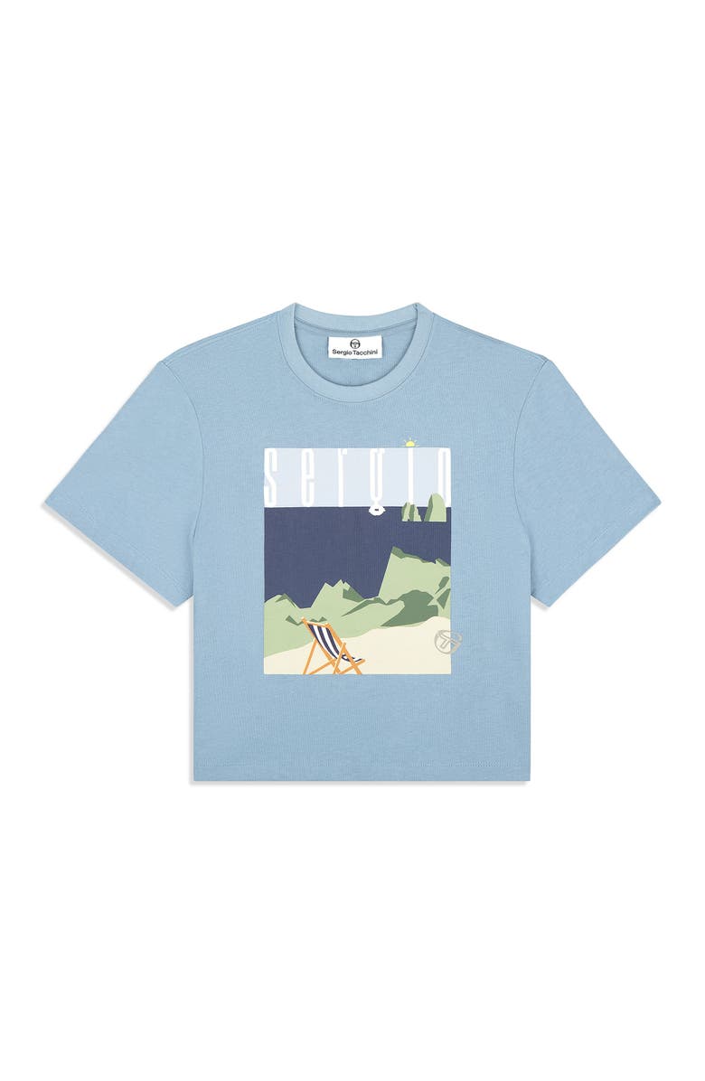 Sergio Tacchini Women's Tosca T-shirt, Alternate, color, Faded Denim