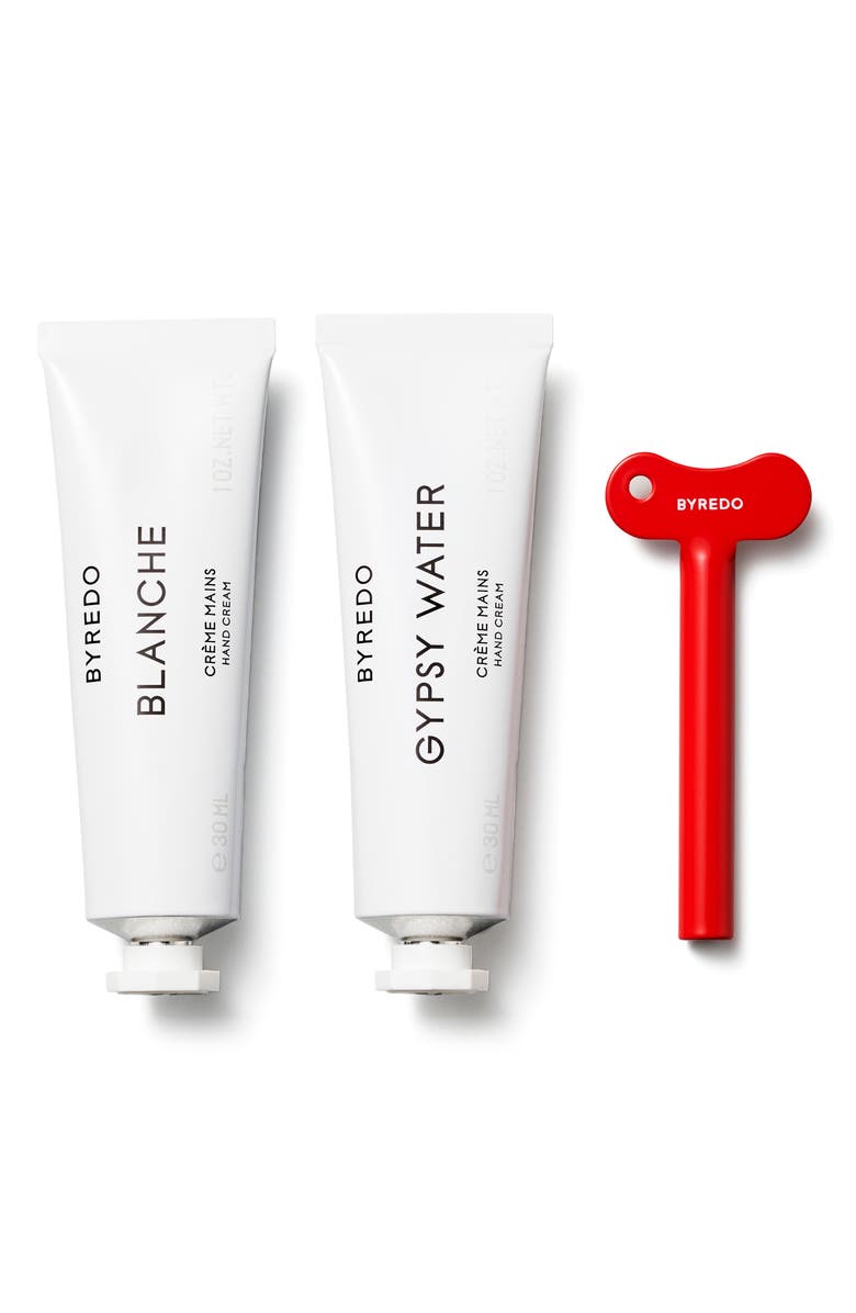 BYREDO Les Mains Hand Cream Gift Set Blanche & Gypsey Water, Alternate, color, 