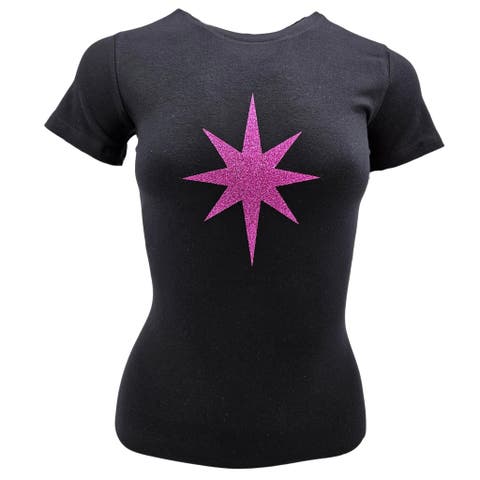 x On/Off Essentials Plain Star T-Shirt