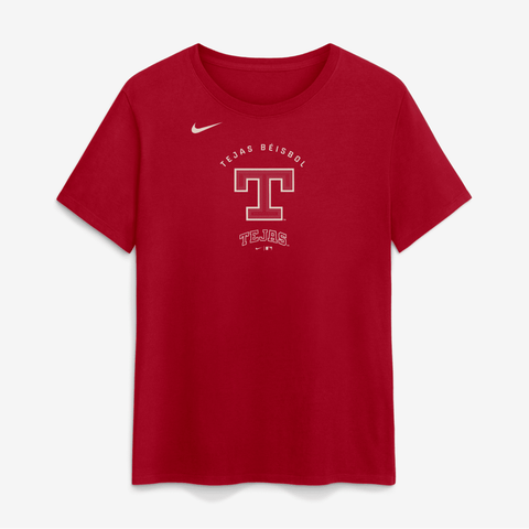 Women's Nike Red Texas Rangers 2026 City Connect Arch T-Shirt