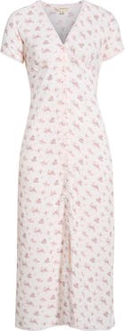 Lucky Brand Simone Floral Midi Dress