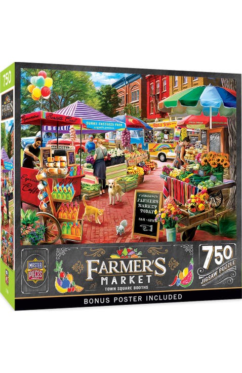 Town Square Booths 750 Piece Puzzle