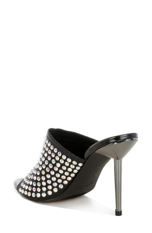 London Rag Farasha Rhinestone Pump Sandal In Black