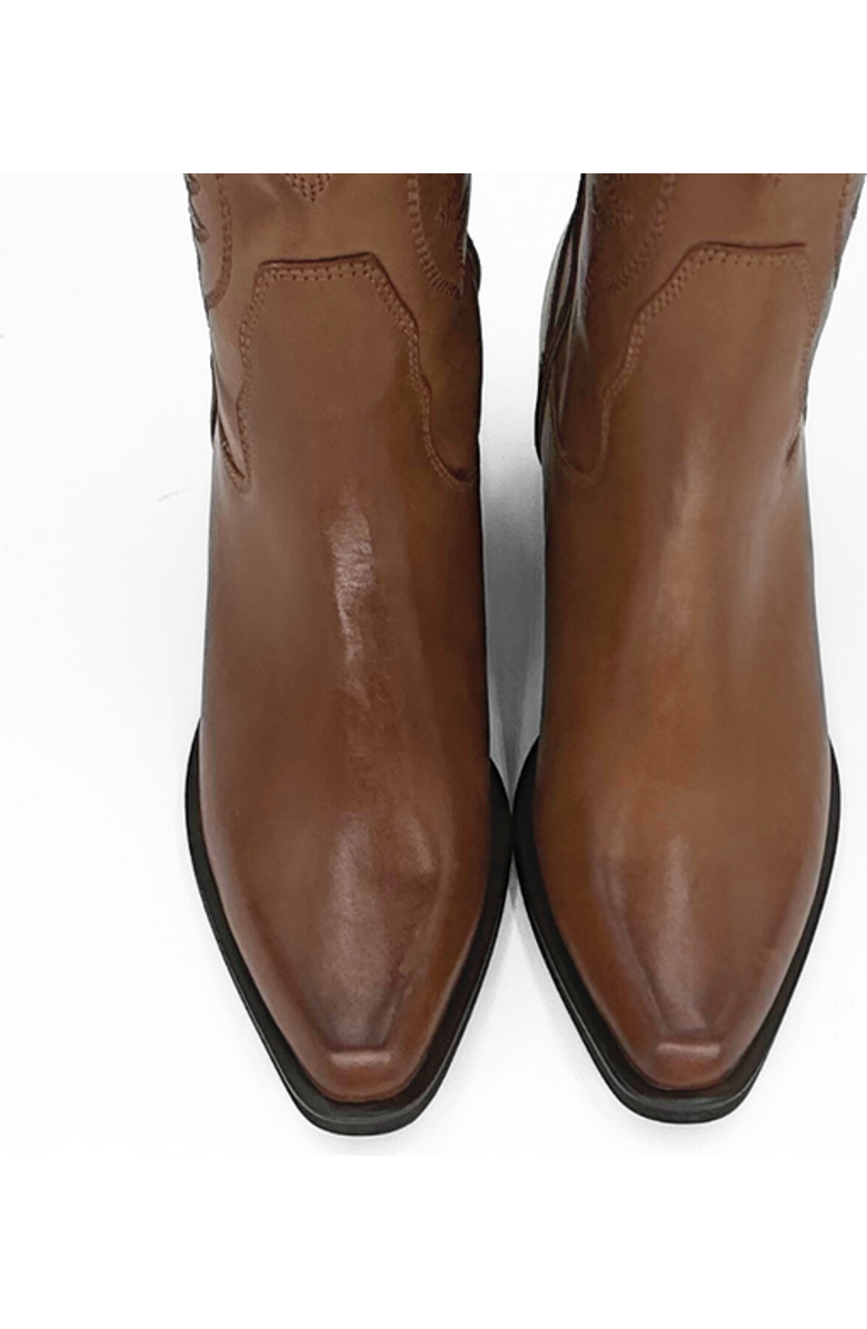 Amie Rafa Montana Leather Western Boots, Alternate, color, Tan