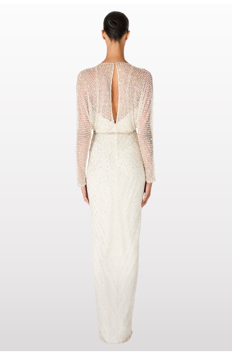 Jenny Packham Nina Dress, Alternate, color, Vanilla