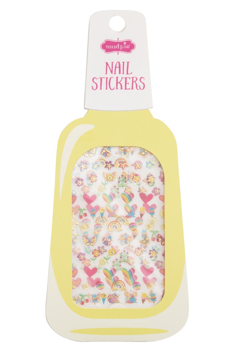 Nail Sticker Set, Main, color, YELLOW