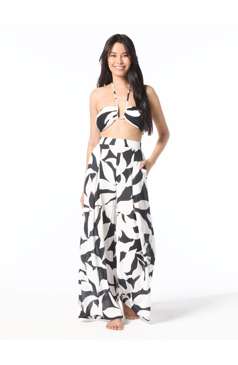 Vince Camuto Cover Up Pant, Main, color, Black/White