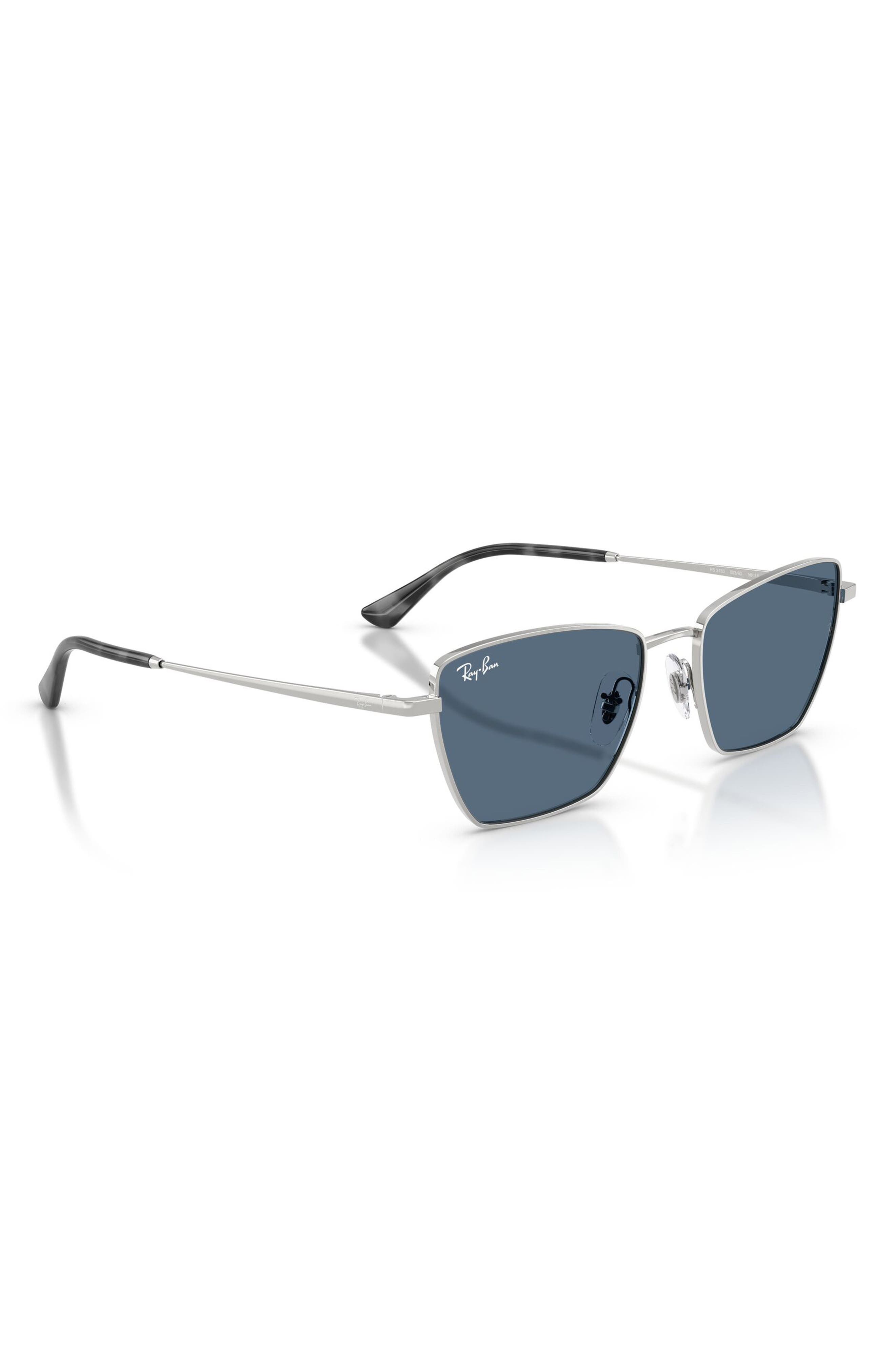 Ray-Ban Drea Bio-Based 53mm Polarized Irregular Cat Eye Sunglasses