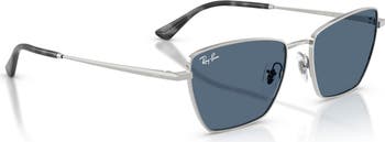 Ray-Ban Drea Bio-Based 53mm Polarized Irregular Cat Eye Sunglasses