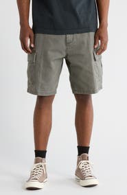 Obey Bigwig Baggy Denim Cargo Shorts