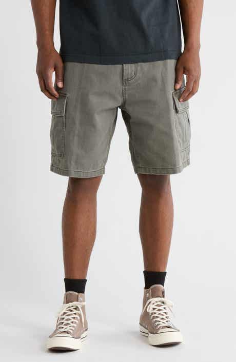 Obey Bigwig Baggy Denim Cargo Shorts