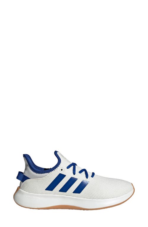 Adidas Originals Adidas Cloudfoam Pure Running Shoe In White/team Royal Blue/grey