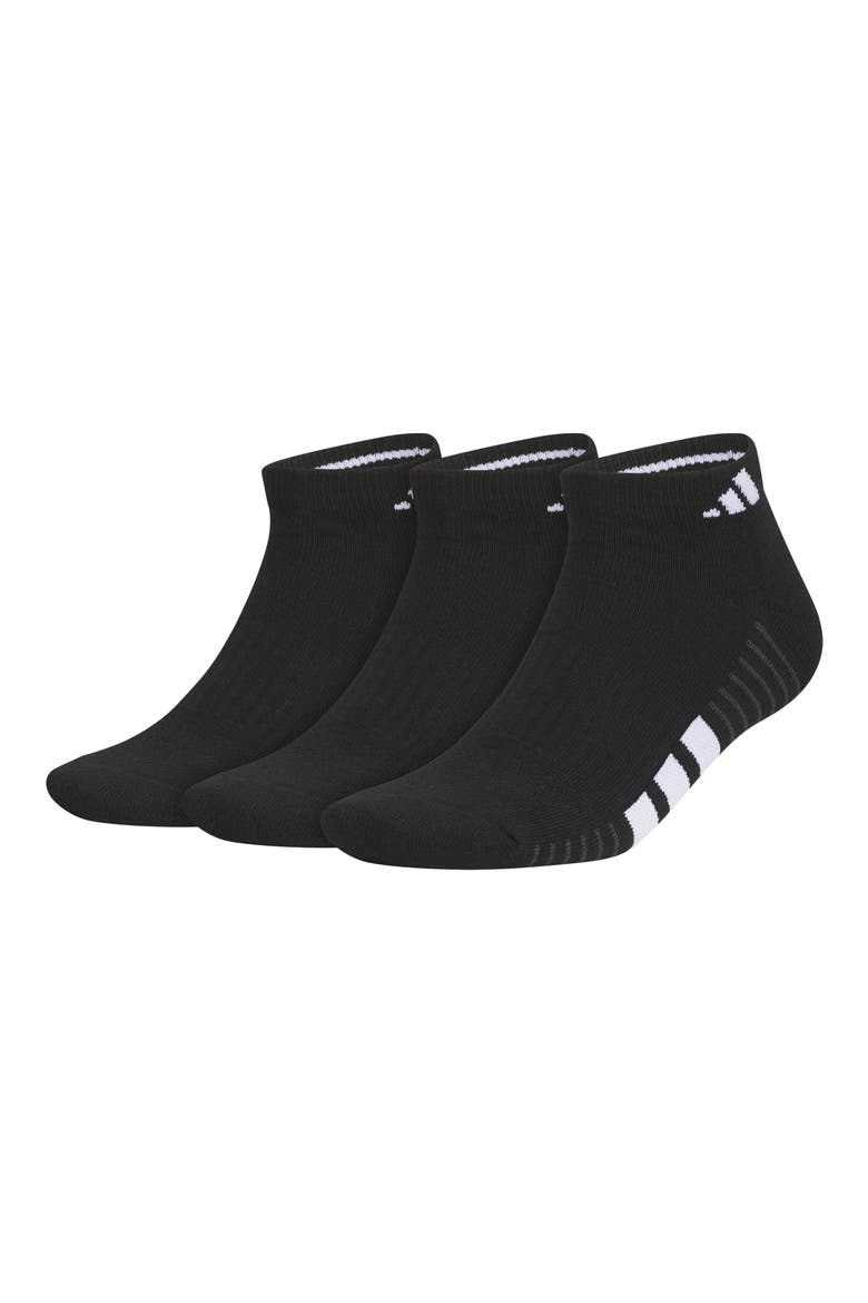 Cushioned Sport 4.0 3-Pack Low Cut Socks, Main, color, BLACK/ WHITE/ CARBON GREY