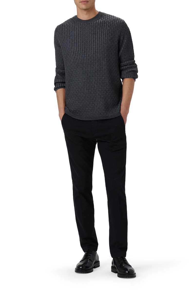 Bugatchi Merino Wool Diamond Stitch Sweater, Alternate, color, 