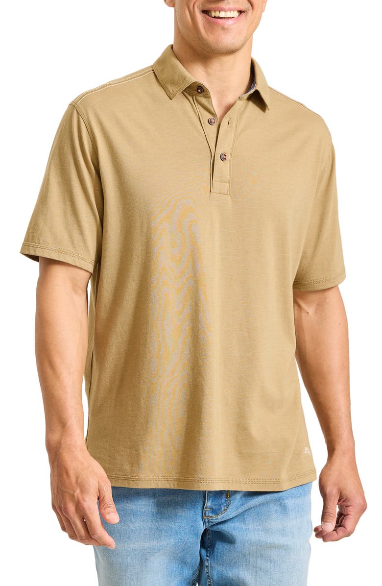 Tommy Bahama Harbor Isles Polo, Main, color, Maple Valley