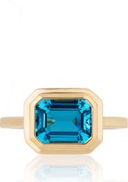 GOSHWARA Manhattan Emerald Cut Ring
