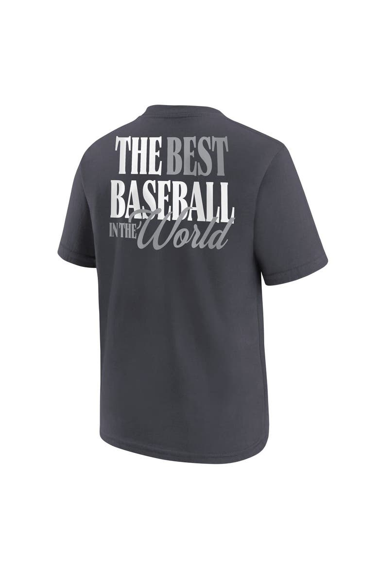 Youth Nike  Anthracite Venezuela Baseball 2026 World Baseball Classic Champions Locker Room T-Shirt, Alternate, color, Anthracite