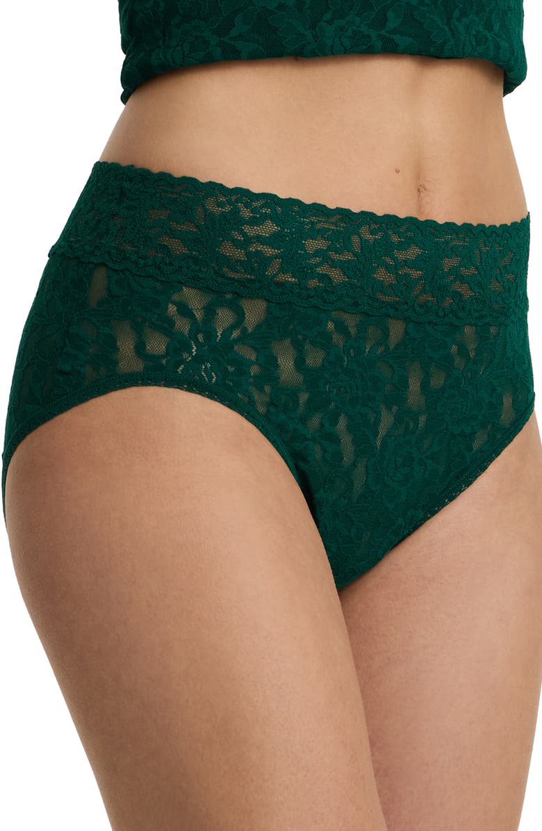 Hanky Panky French Briefs, Alternate, color, Spruce Green