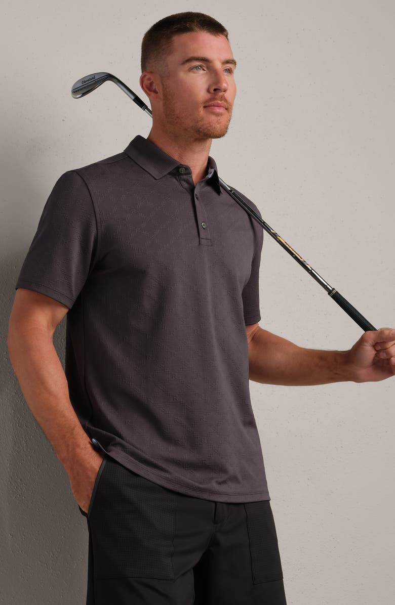 Rhone Fairway Performance Golf Polo, Alternate, color, Iron