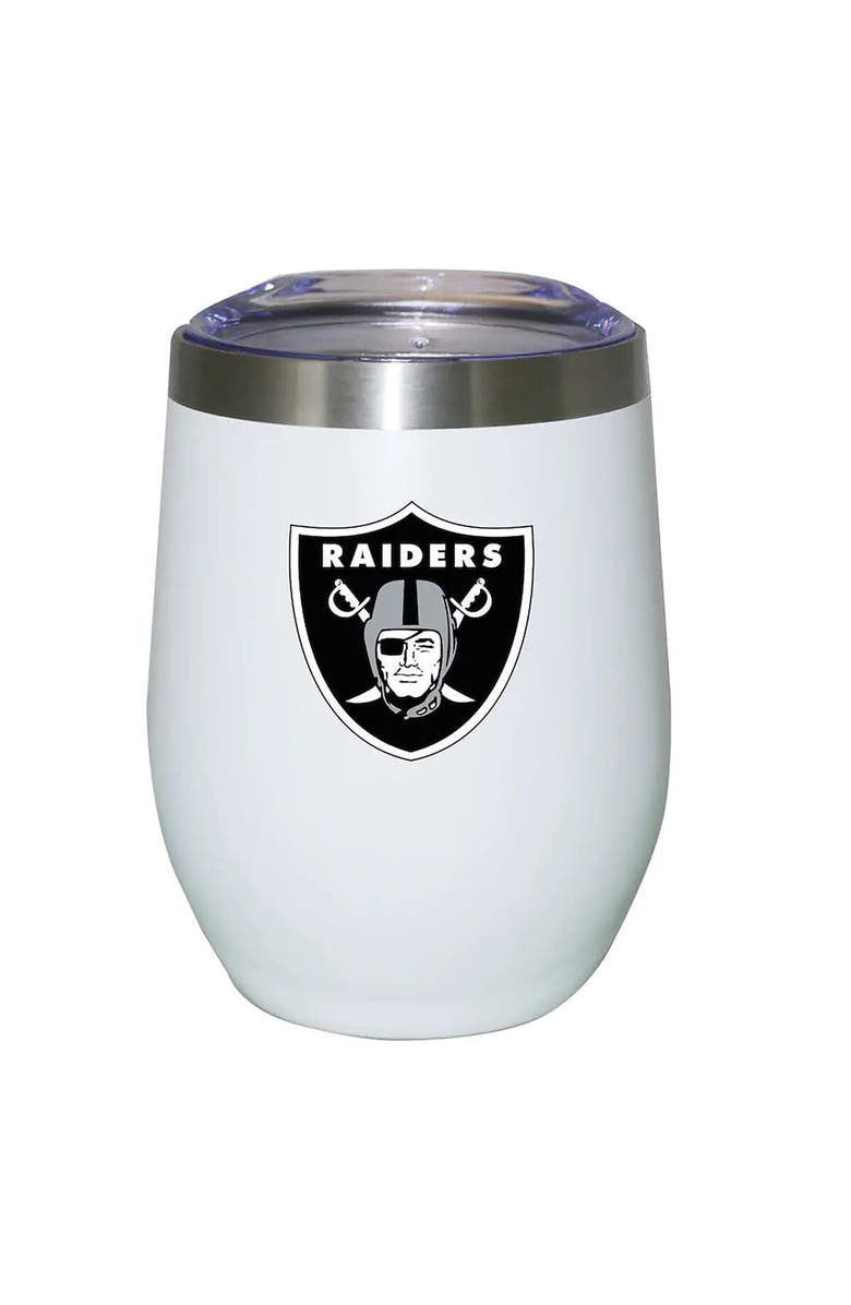 THE MEMORY COMPANY Las Vegas Raiders 12oz. Logo Stemless Tumbler, Main, color, 