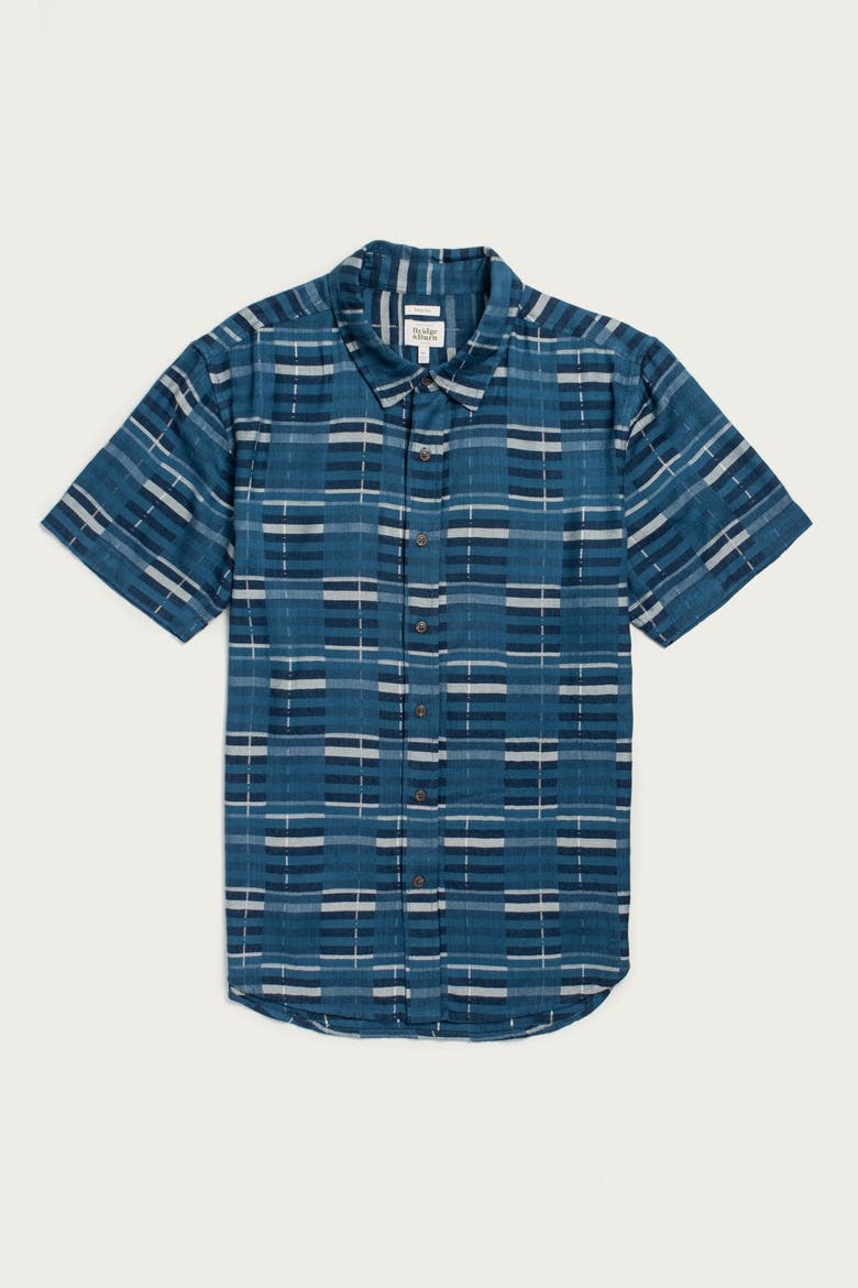 Emerson Slim Shirt, Main, color, Stormcrest Stripe