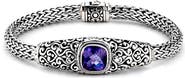 SAMUEL B. Green Amethyst Bracelet