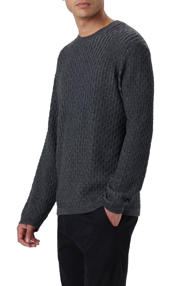 Bugatchi Merino Wool Diamond Stitch Sweater, Alternate, color, 