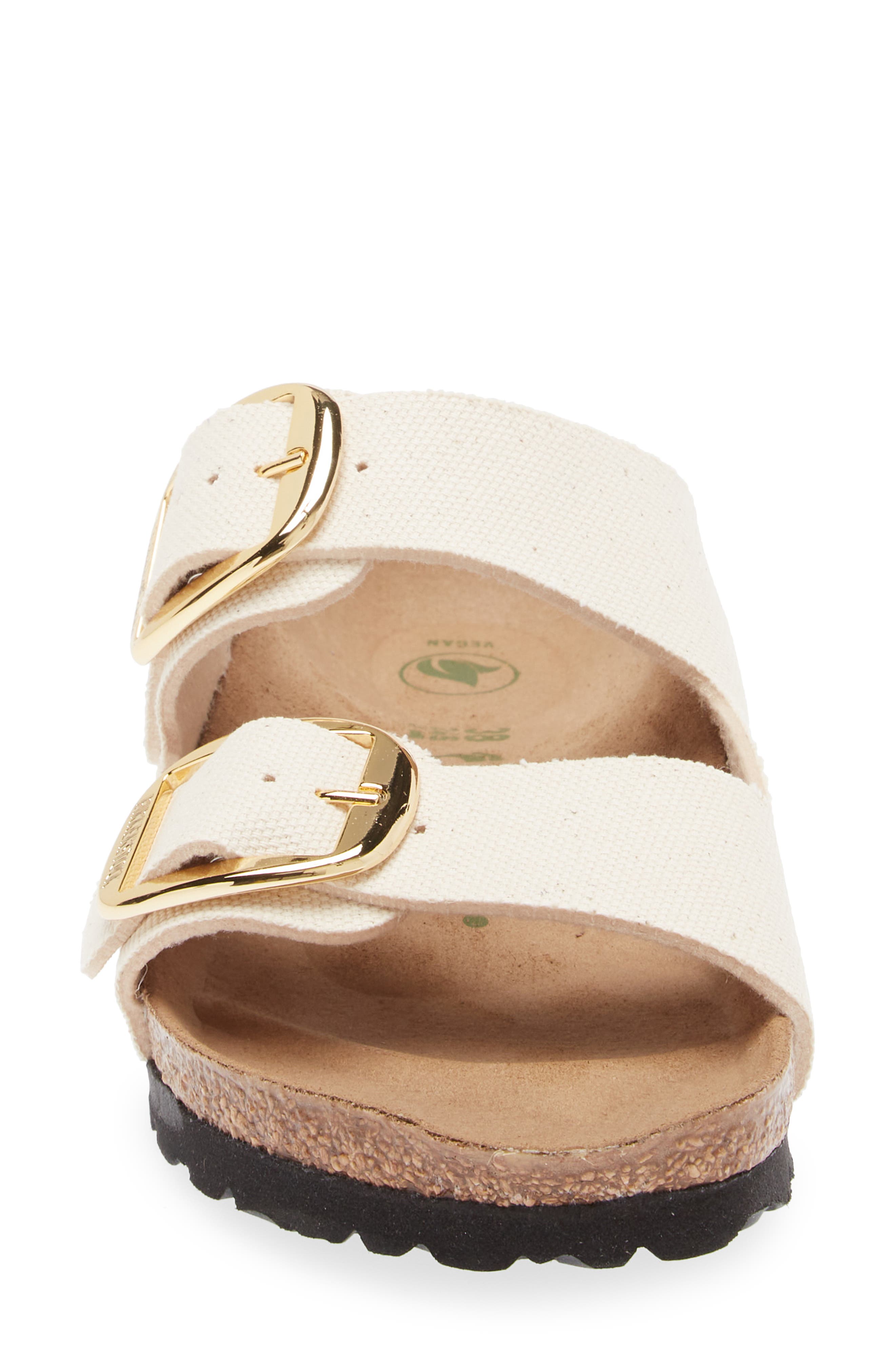 Birkenstock Arizona Big Buckle Canvas Slide Sandal, Alternate, color, 