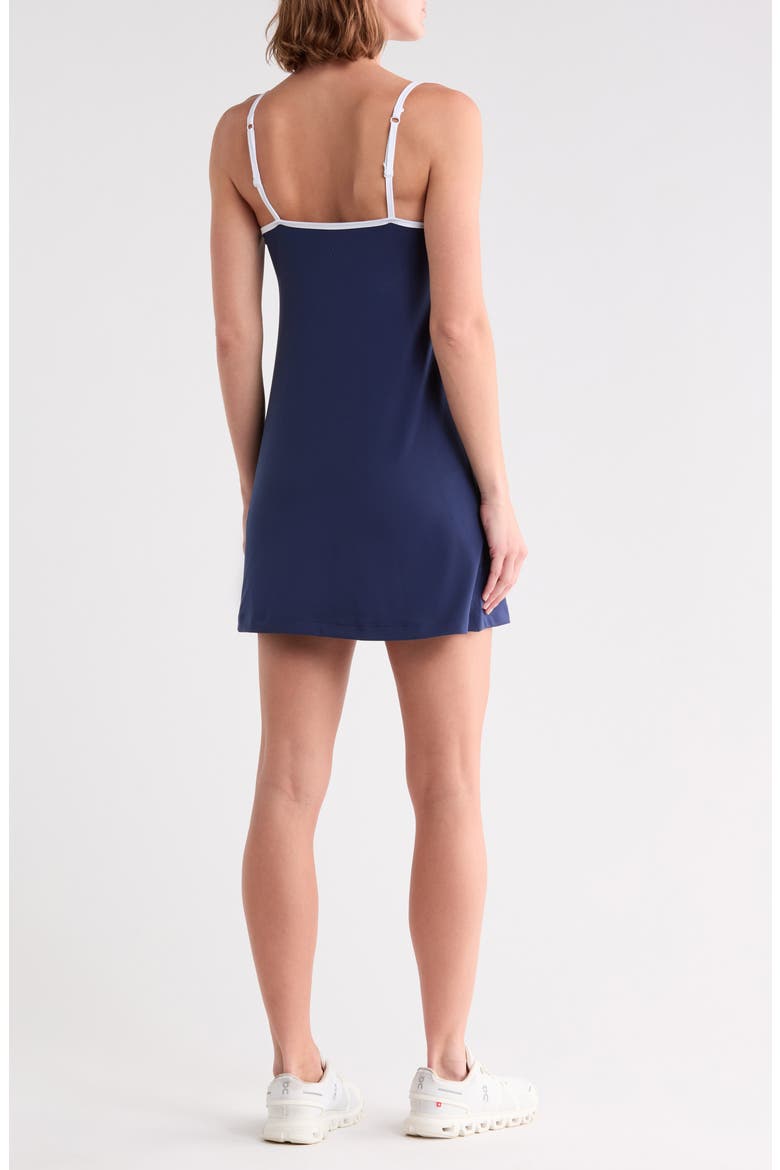Nude Tech Baseline Belle Dress, Alternate, color, NAVAL BLUE