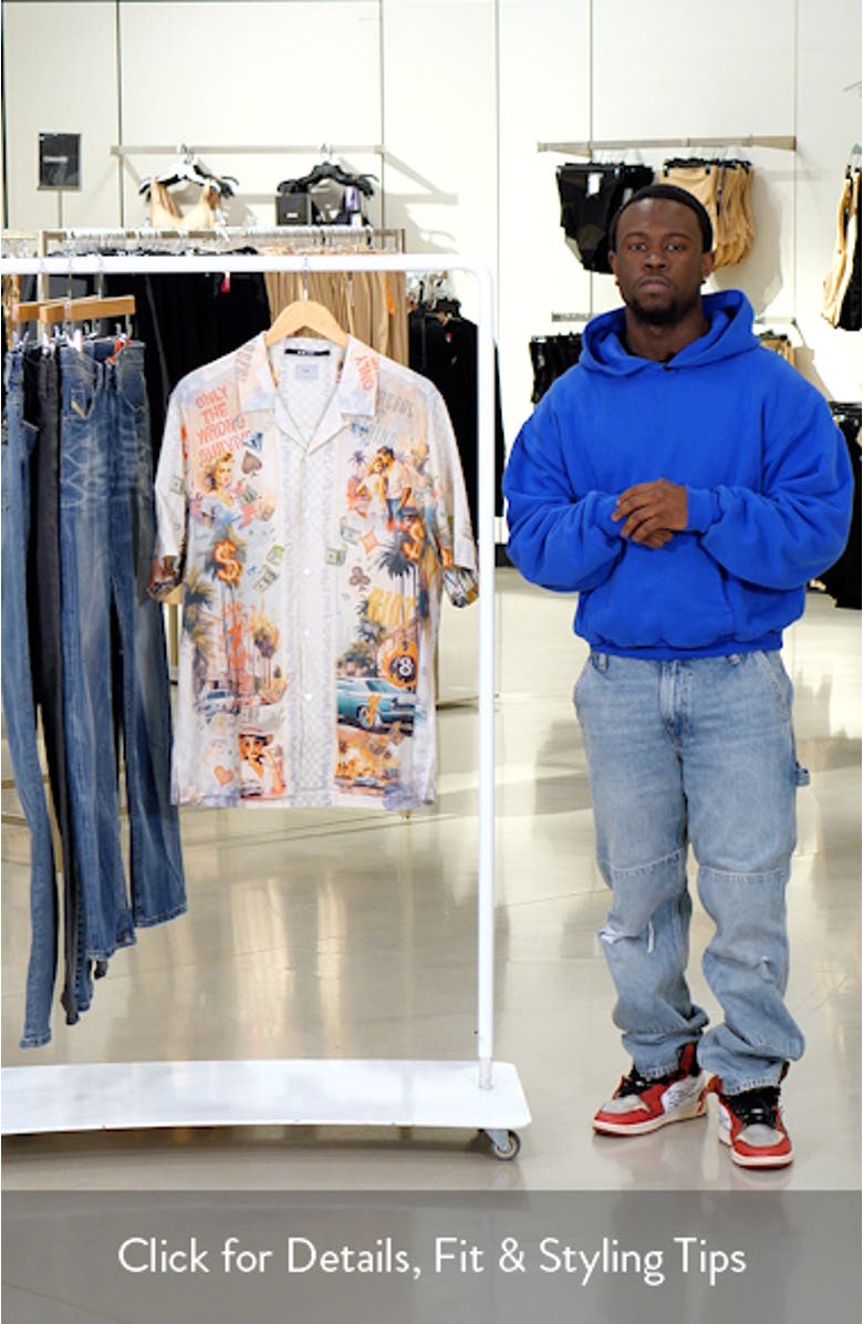 World Order Resort Print Camp Shirt, sales video thumbnail