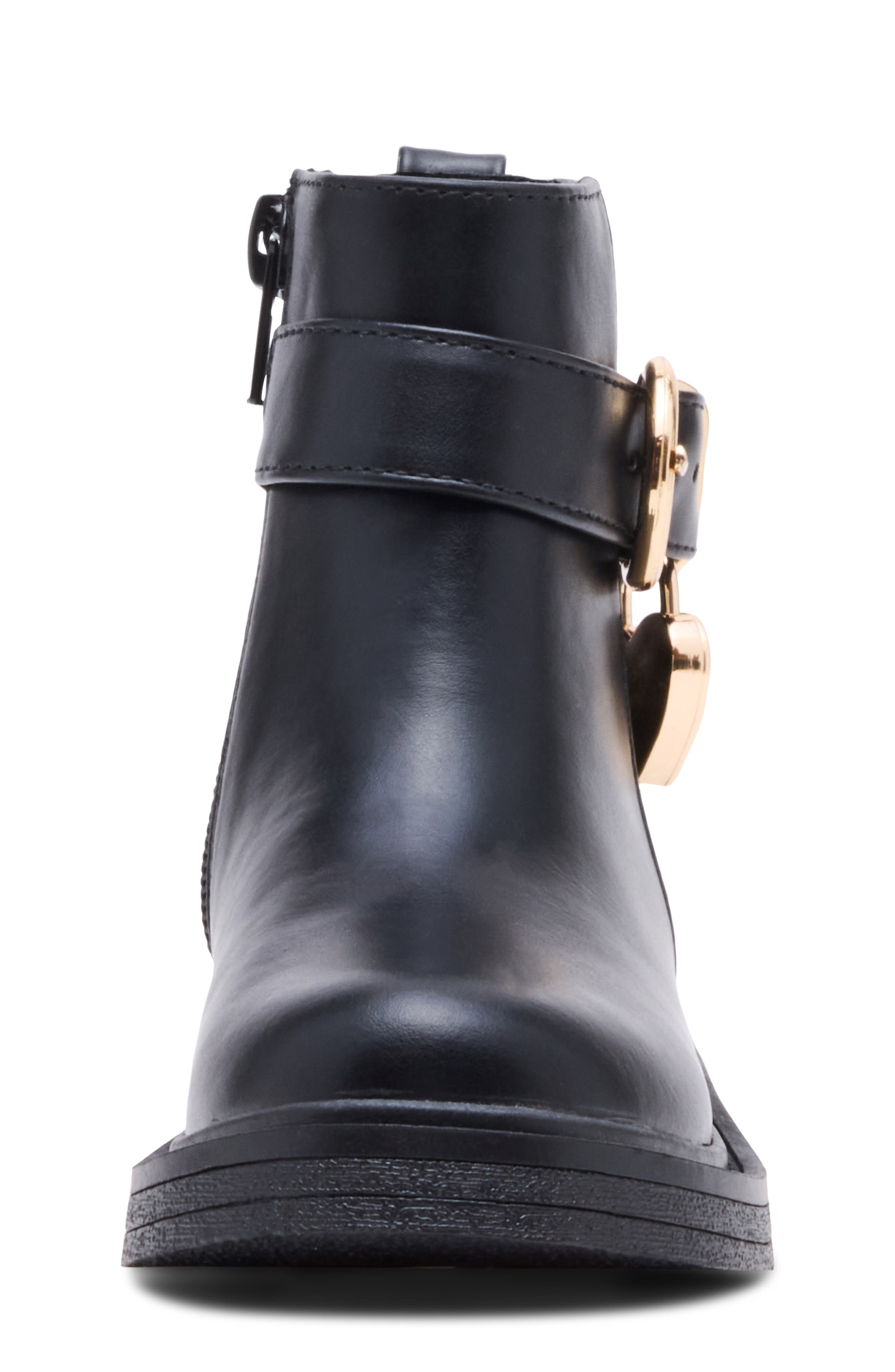Steve Madden Kids' Locket Bootie, Alternate, color, Black