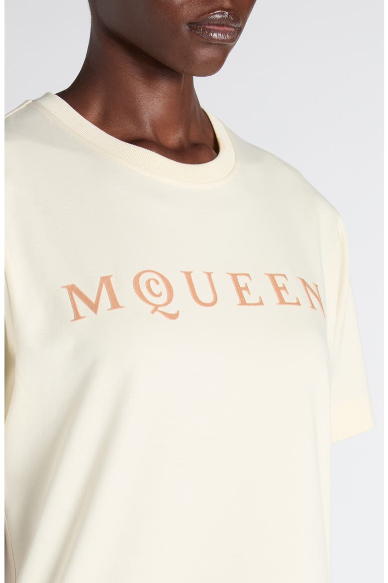 Jersey Logo T-Shirt, Alternate, color, CREAM