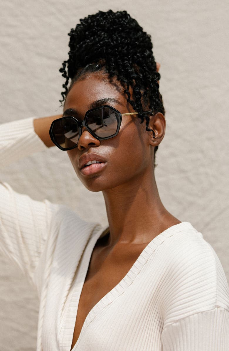 NWT Mohala Noela Low Bridge Wide Width 58mm Polarized Oversized Sunglasses Mohala Eyewear Noela Low Bridge Wide Width 58mm Polarized  main image 2