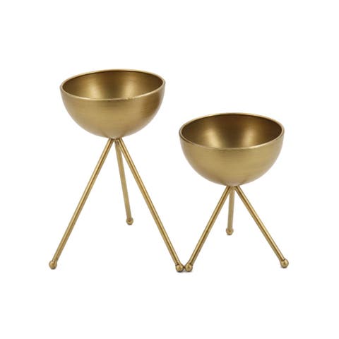 Bowl Candle Holder Planter Set of 2