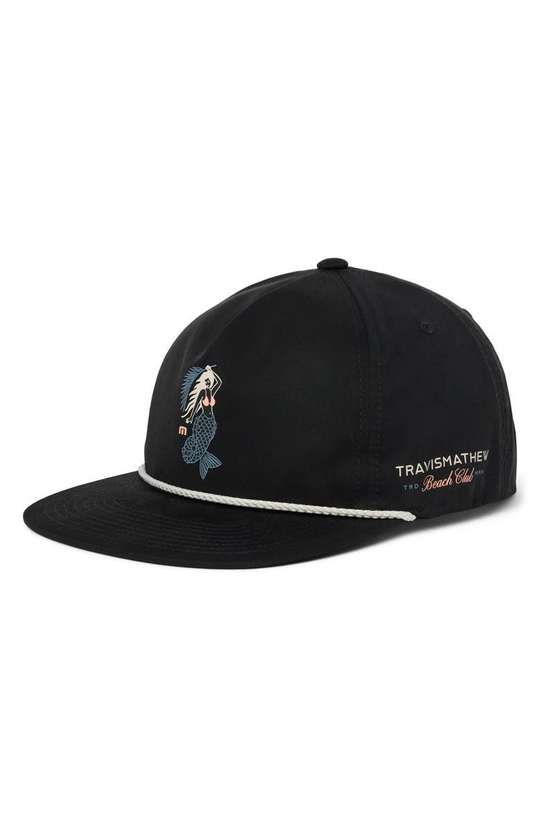 TravisMathew Deep Sea Dreams Baseball Cap, Main, color, Black