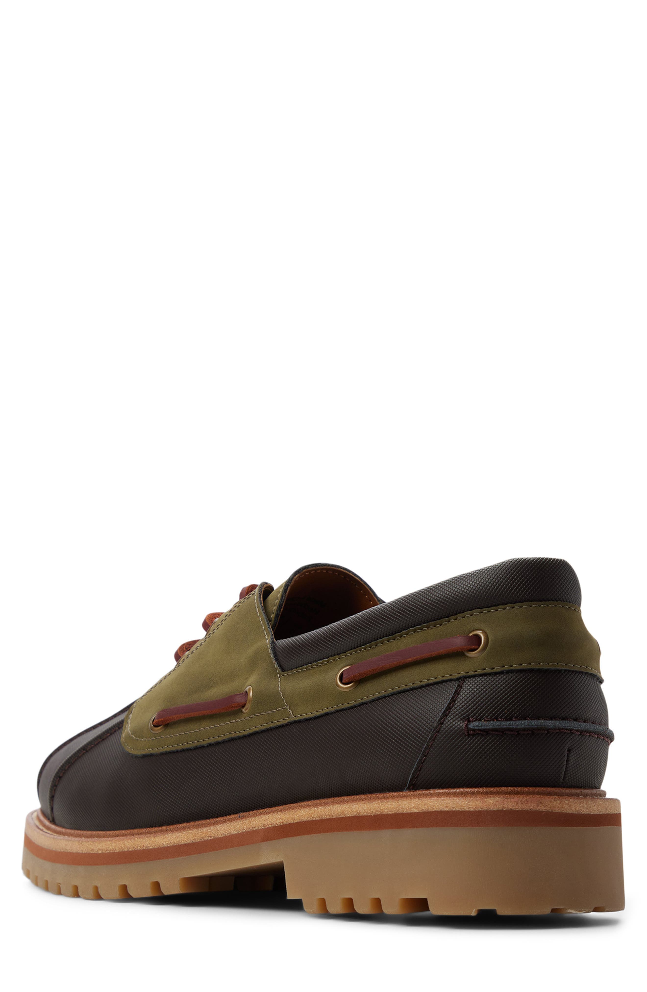 ALDO Finn Waterproof Boat Shoe, Alternate, color, Brown Primary - Multi