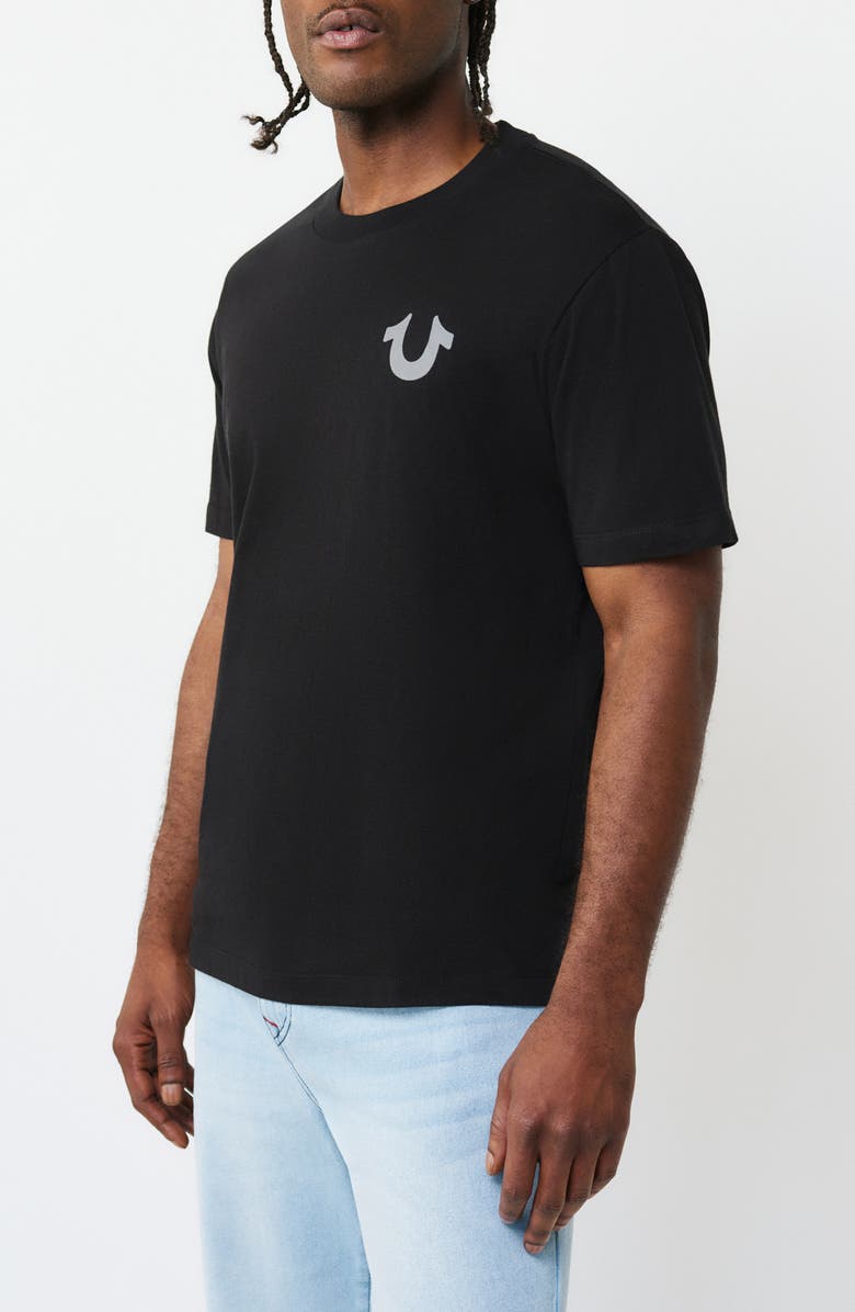 True Religion Logo Cotton T-Shirt, Alternate, color, 