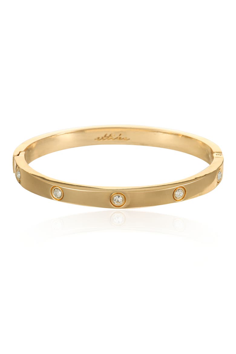Crystal Dotted Hinge Bracelet, Main, color, GOLD